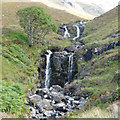 Waterfalls on the Abhainn nan Leac in IV49 9AX
