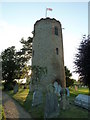 St Andrew's Bramfield: detached church tower in IP19 9HT
