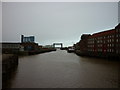 Looking down the River Hull in HU9 1TH