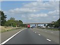M5 Motorway - minor road overbridge near Standish Moreton Farms in GL2 7LX
