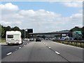 M5 Motorway - minor road overbridge near Colethrop Farm in GL2 4EW