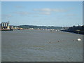 River Medway from the end of Sun Pier, Chatham in ME4 4HA