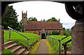 St Kenelm's Church (4) - viewed from the lychgate in B62 0NQ