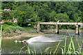 Old Railway Bridge at Tintern with Speed Boat in NP16 6TE