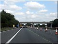 M5 Motorway - minor road overbridge north of Northway in GL20 8SL