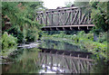 Meccano Bridge over the Staffordshire and Worcestershire Canal , Wolverhampton in WV6 8LY