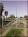Level crossing at Lyneham in OX7 6LR