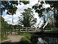 Drawbridge on the Basingstoke Canal in RG29 1BX