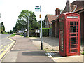 Dereham Road through the village of Scarning in NR19 2PD