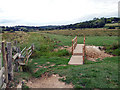 New footbridge on '1066 Country Walk' in TN33 9AY