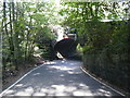 Abercynon Road approaching low bridge in CF37 3DP