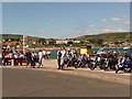 Swanage: motorcycles by the prom in BH19 2HP