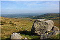 A huge boulder by the path - an erratic? in Caerhun Community