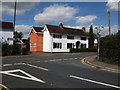 The junction of Bennetts Road and Penny Park Lane, Keresley in CV7 8HZ
