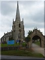 St James' Church and gateway, South Anston in S25 5DR