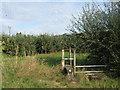 Stile near Howletts Farm Orchard in CT4 5EG