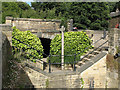 Old canal bridge at Salterhebble in HX3 9ED
