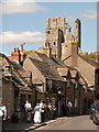 Corfe Castle: West Street approaches the castle in BH20 5JG