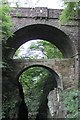 The bridges at Rumbling Bridge Gorge in KY13 0QP
