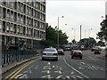 Wolverhampton Ring Road - approaching Stafford Street junction in WV1 4AN