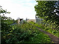 Bridge over railway west of Accrington Cemetery in BB5 5BH