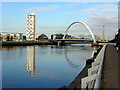 Squinty Bridge over the Clyde in G3 8BH