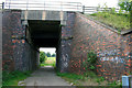 Path under the railway in NG16 4HR
