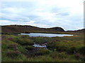 Small lochan on moorland west of  Lochan Fada in IV4 7JU
