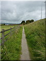 Footpath between Peel Park and King's Highway in BB5 6JZ