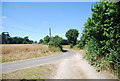 Bridleway meets Church Road in ME19 5ST