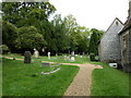 St Peter, Curdridge: a verdant churchyard in SO32 2BA