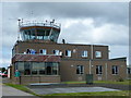 RAF Leuchars air traffic control tower in Leuchars