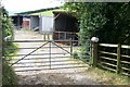 Llidiart Mynydd farm yard entrance in LL26 0BZ