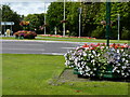 Colourful roundabout in KY7 5BY