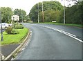 A49 passing Hunters Lodge in PR7 5LD