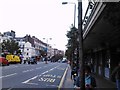 View along Notting Hill Gate in W8 4PZ