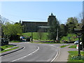 View along the A275 to All Saints church, Danehill in RH17 7HR
