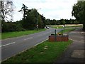 Leamington Road, Kenilworth -view towards Thickthorn roundabout in CV8 1LH