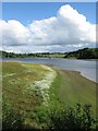 Low water levels at Ogston Reservoir in DE55 6AP