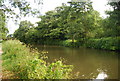River Wey / Wey Navigation south of the railway bridge in GU3 1LT