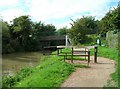 Cycle gate on Stratford-upon-Avon Canal in CV37 0TJ