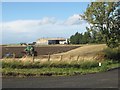 Ploughing at Parduvine Farm in Midlothian