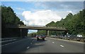Woodlands Lane crossing the M3 in GU20 6AT