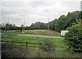 Slip road to M6 northbound from A14 in LE17 6EJ