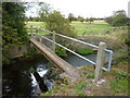 Footbridge by the former Grassthorpe Mill in Grassthorpe