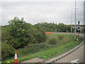 A14 eastbound junction with A1 northbound in PE28 4GP