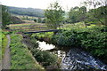 Footbridge over the River Tame in OL3 5TL