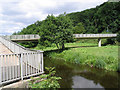 Footbridge over the River Gala in TD1 2ED
