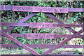 The gate to Hurst Farm in WA4 5LQ