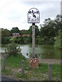 Village Sign And Pond in CB8 9PU